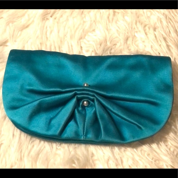 YSL silk evening clutch